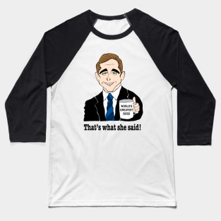 THE OFFICE SITCOM TV CHARACTER FAN ART Baseball T-Shirt